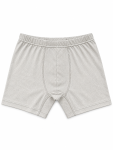 Boxer da uomo in cotone organico bianco con tessuto a maglia argento 30dB a 1GHz