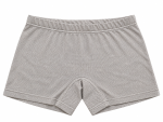 Weisse Damen Panty Bio Baumwolle mit Silbergestrick 30dB bei 1GHz