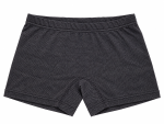 Schwarzes Damen-Panty Bio Baumwolle mit Silbergestrick 30dB bei 1GHz