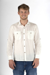 Camicia da uomo Casual Swiss Shield ULTIMA colore naturale 32dB a 3.5GHz