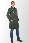 Wavesafe, 5G, Strahlenschutz, Damen Mantel Trench Coat 37dB bei 3.5GHz Grösse 38